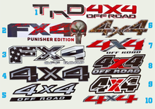 4x4 OFFROAD STICKERS FOR YOUR 4WD OR UTES