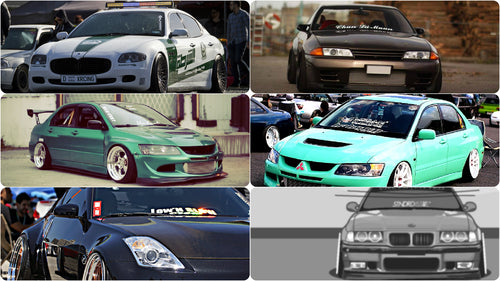 Car Window Banner JDM / SHOW / DRIFT
