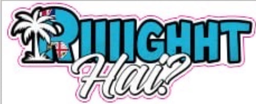 Fijian Indian Funny Slang Sticker / Decal