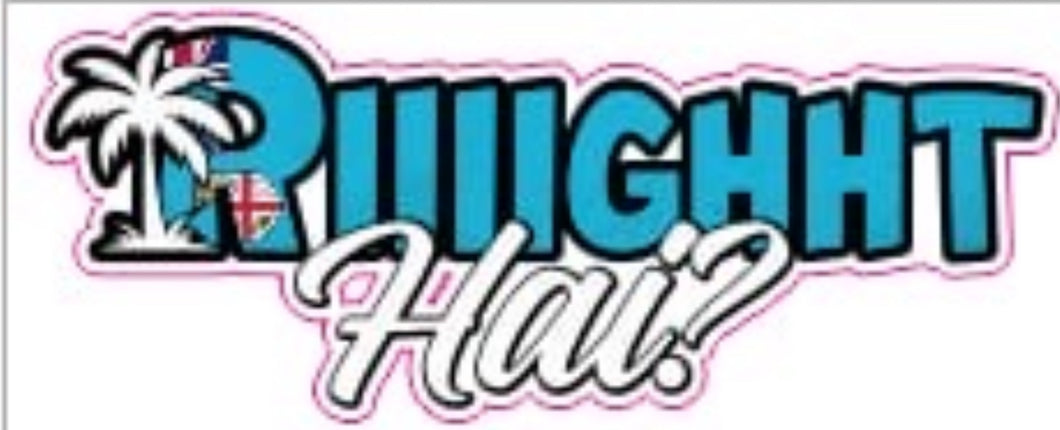 Fijian Indian Funny Slang Sticker / Decal