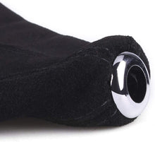 Black Suede Leather  Boot with Black Stitch Manual or Auto *Universal *