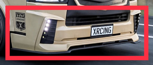 Toyota Hiace CUSTOM Front Bumper Lip LEDS ONLY