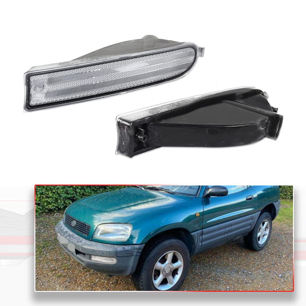 Toyota Rav4 1994 -1997 Crystal Clear Bumper Lights