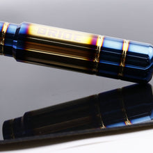 Jdm Gear Knob Universal Fitment Titanium Blue / Gold