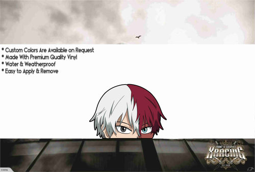 JDM ANIME WINDOW PEEKING / PEEKER SLAP STICKER DECAL [XRACING] #428