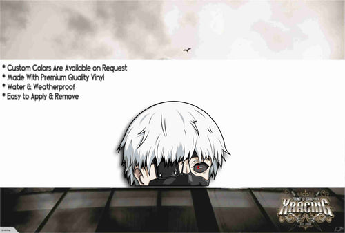 JDM ANIME WINDOW PEEKING / PEEKER SLAP STICKER DECAL [XRACING] #429