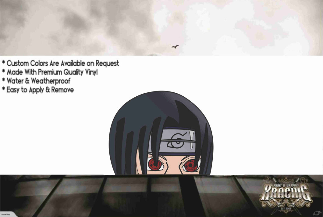 ANIME WINDOW PEEKING / PEEKER SLAP STICKER DECAL [XRACING] #430