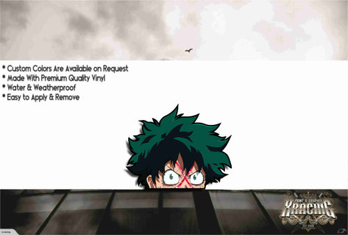 ANIME WINDOW PEEKING / PEEKER SLAP STICKER DECAL [XRACING] #433