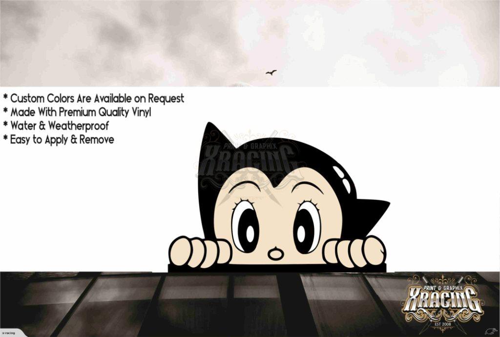 JDM ANIME PEEKING BOY SLAP CAR STICKER DECAL [XRACING] #415