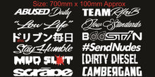Car Window Banner JDM / SHOW / DRIFT