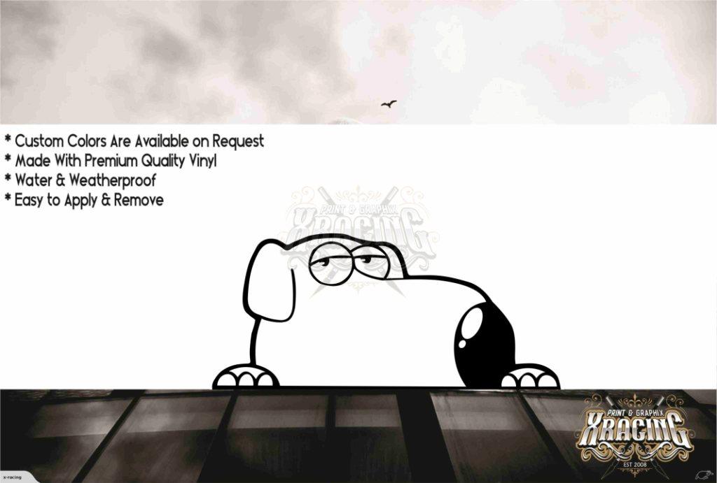 JDM ANIME PEEKING WINDOW SLAP CAR STICKER DECAL [XRACING] #414