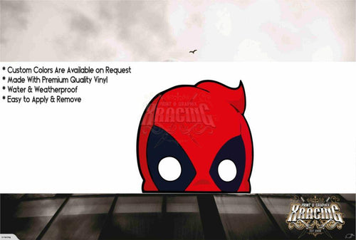 JDM ANIME PEEKING POOL SLAP CAR STICKER DECAL [XRACING]  #407