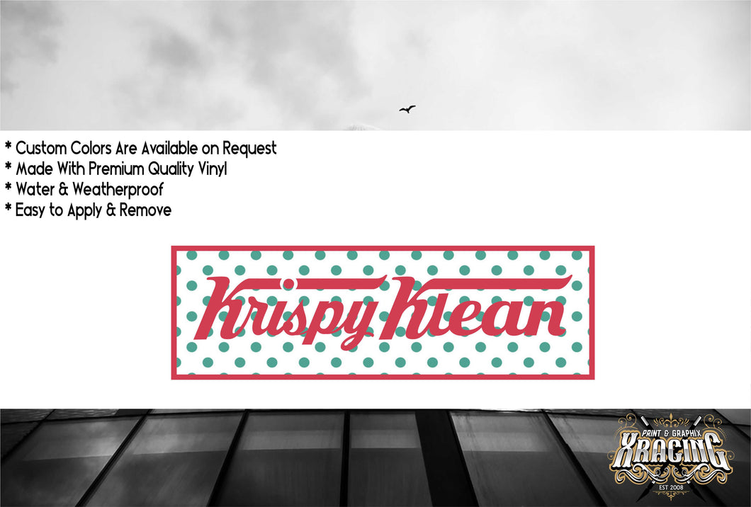 JDM SLAP KRISPY KLEAN JDM STICKER FUNNY CAR STICKER DECAL [XRACING] #108