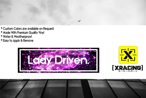 JDM SLAP LADY DRIVEN JAPANESE JDM STICKER CAR STICKER DECAL [XRACING] #323