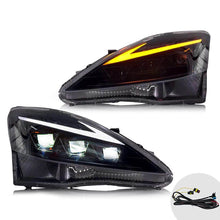 LEXUS IS250 IS350 ISF V2 LED DRL SEQUENTIAL SIGNAL LED HEADLIGHTS FOR 2005 -2012