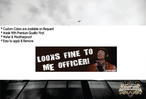 JDM SLAP LOOKS FINE TO ME JDM STICKER  FUNNY CAR STICKER DECAL [XRACING] #254