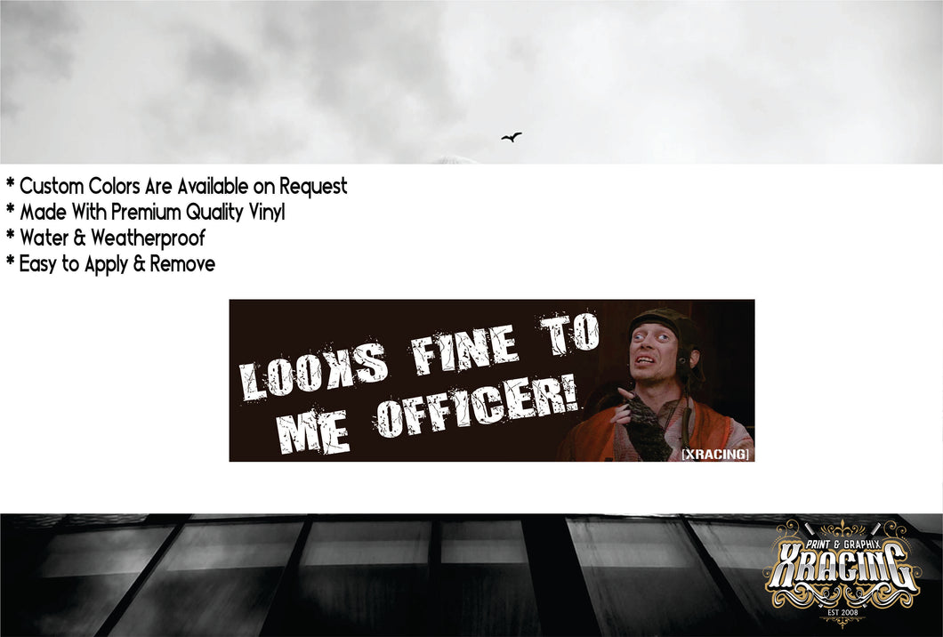 JDM SLAP LOOKS FINE TO ME JDM STICKER  FUNNY CAR STICKER DECAL [XRACING] #254