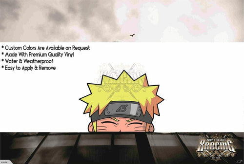 JDM ANIME PEEKING SLAP CAR STICKER DECAL [XRACING] #421