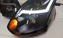 NISSAN SKYLINE 350GT INFINITI G35 V35 HEADLIGHTS BLACK 3D LED DRL PROJECTOR HEAD LIGHTS FOR 2001 - 2006