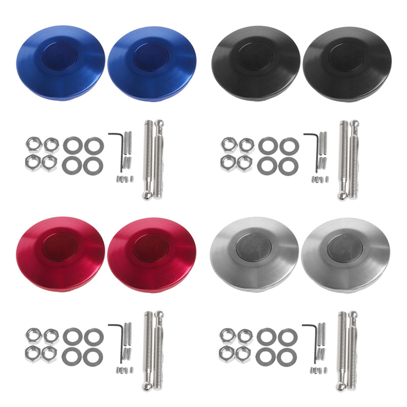 Push Button Quick Release Bonnet Pins Heavy Duty Billet  [XRACING]