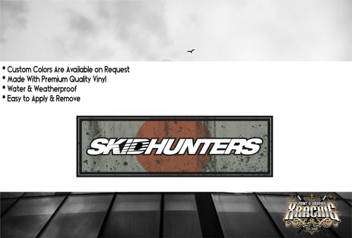 JDM SLAP SKIDHUNTERS JAPANESE JDM STICKER FUNNY CAR STICKER DECAL [XRACING] #275