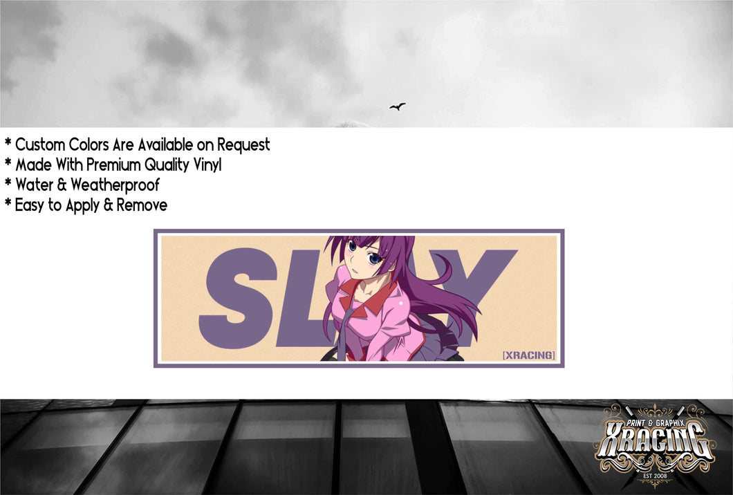 JDM SLAP SLAY FUNNY JAPANESE JDM STICKER FUNNY CAR STICKER DECAL [XRACING] #230