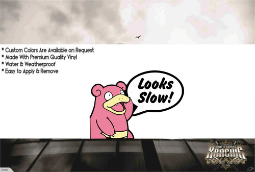 JDM ANIME WINDOW PEEKING / PEEKER SLAP STICKER DECAL [XRACING] #425