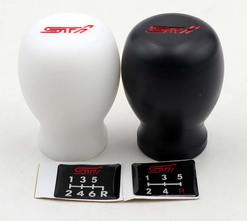 STI JDM Gear Knob SUBARU IMPREZA WRX - White OR Black
