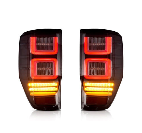 Ford Ranger Smoked Lens LED Tail lights  2012 - 2017  (PX2,PX3 )