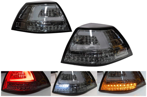 HOLDEN COMMODORE VE SEDAN OMEGA TAILLIGHTS SMOKE 3D LED SEQUENTIAL INDICATOR TAIL LIGHTS FOR 2006 -2013