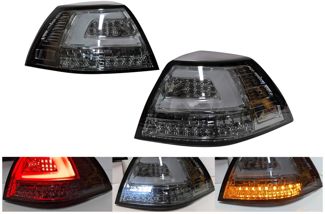 HOLDEN COMMODORE VE SEDAN OMEGA TAILLIGHTS SMOKE 3D LED SEQUENTIAL INDICATOR TAIL LIGHTS FOR 2006 -2013