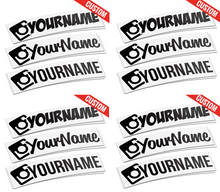 Instagram Stickers Custom Made Sticker with your Username x 2