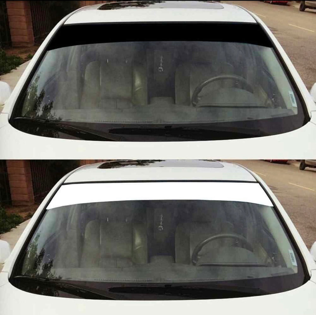 Blank / Plain Wind Screen Banner