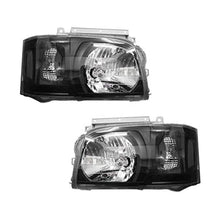 Toyota Hiace Crystal JDM Black Head Lights  2004 - 2010