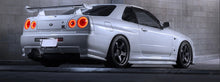 Nissan Skyline R34 GTR GTT RB25 RB26 CRYSTAL RED 3D LIGHT BAR LED TAIL LIGHT 1998 - 2002
