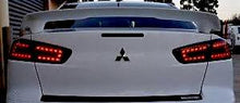 SMOKED LED TAIL LIGHTS FOR MITSUBISHI LANCER EVO X CJ 07-17
