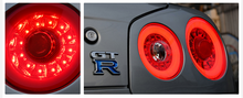 Nissan Skyline R34 GTR GTT RB25 RB26 CRYSTAL RED 3D LIGHT BAR LED TAIL LIGHT 1998 - 2002