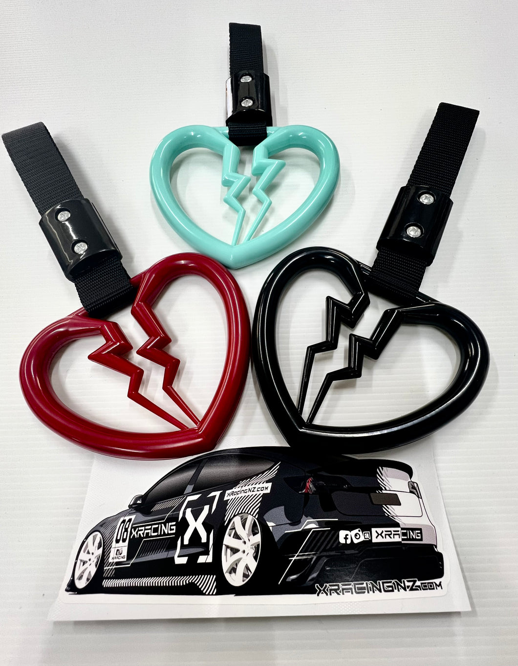 JDM BROKEN HEART Hang Ring / Tsurikawa / Drift Charm
