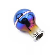 JDM Neo Chrome Round Gear Knob  Manual or Automatic *Universal Fitment*