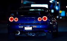 Nissan Skyline R34 GTR GTT RB25 RB26 CRYSTAL RED 3D LIGHT BAR LED TAIL LIGHT 1998 - 2002