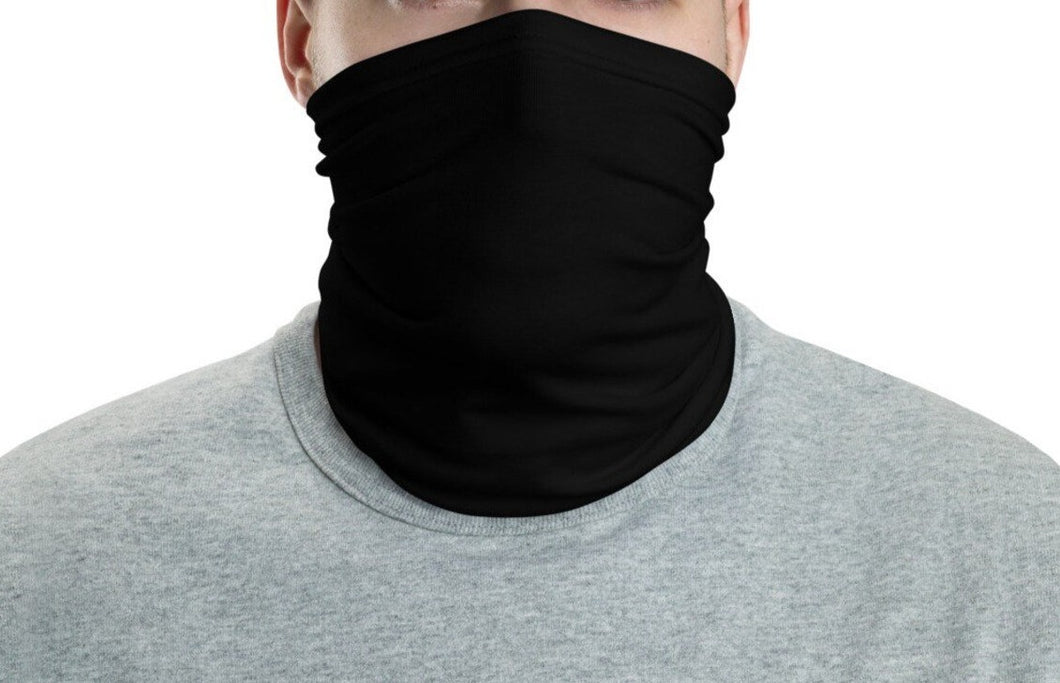 Scarf Face Mask / Neck Gaiter  *Black*