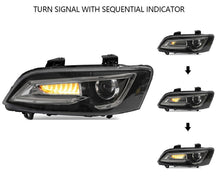Holden Commodore VE Series 1 & 2  VE HSV SV6 SV8 DRL LED Projector Head Lights 2006 - 2013