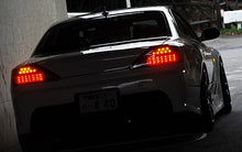 Nissan Silvia S15 JDM Black LED Tail Lights With Sequential LED Indicator